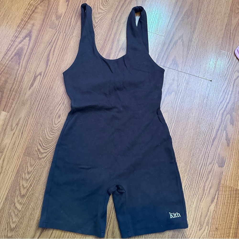 Kith chocolate brown romper one piece